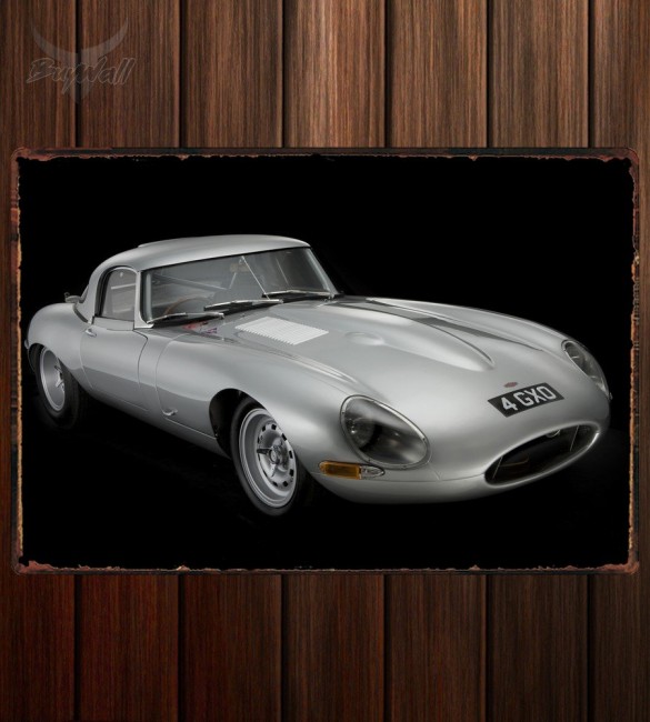 Металлическая табличка Jaguar E-Type Lightweight Roadster (Series I)